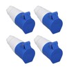 4Pcs 3 Pin Waterproof Industrial Socket Connector IP44 Waterproof Socket