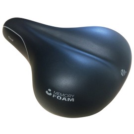 Velo 116878 VL-6104E Voam Bicycle Saddle for Boam City/Electric Assist Bicycles, Black