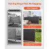 71\" X 236\" Outdoor Patio Side Awning 180 G/m2 Waterproof