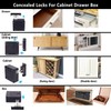 RFID Electronic Cabinet Lock, Smart NFC Drawer Locks, Hidden Card