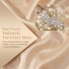 Silver Rhinestone Hair Clips, Elegant Crystal Bridal Hair Accessories