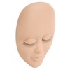 Lash Mannequin Head Reusable Soft Rubber 3D Effects Replaced Eyelids