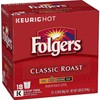 Folgers Classic Roast Coffee, Medium Roast Coffee, K Cup Pods