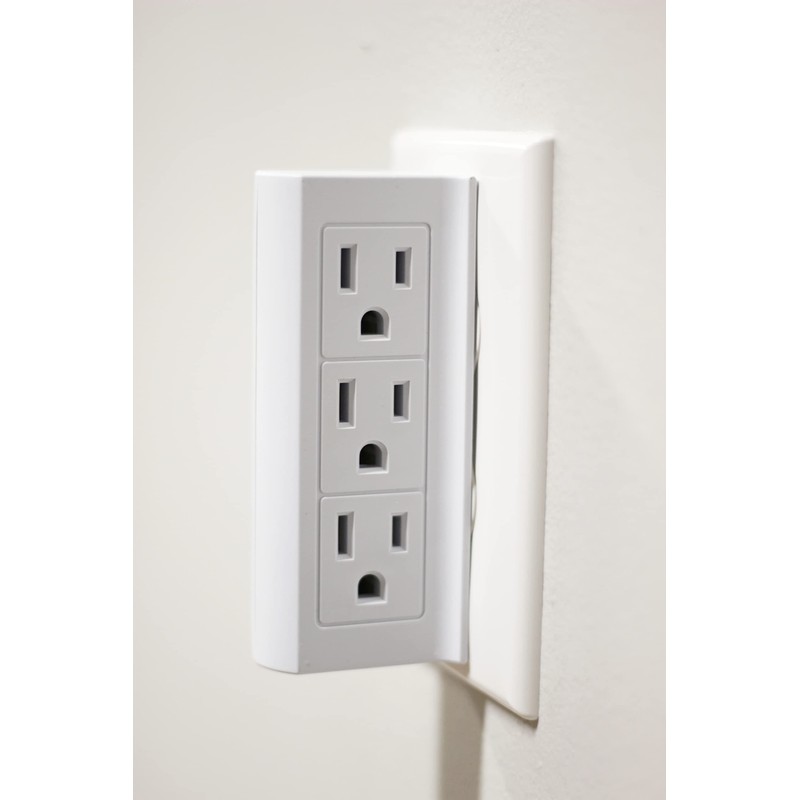 Projectpak 6 Outlet Vertical Extender Wall Tap - Split 2