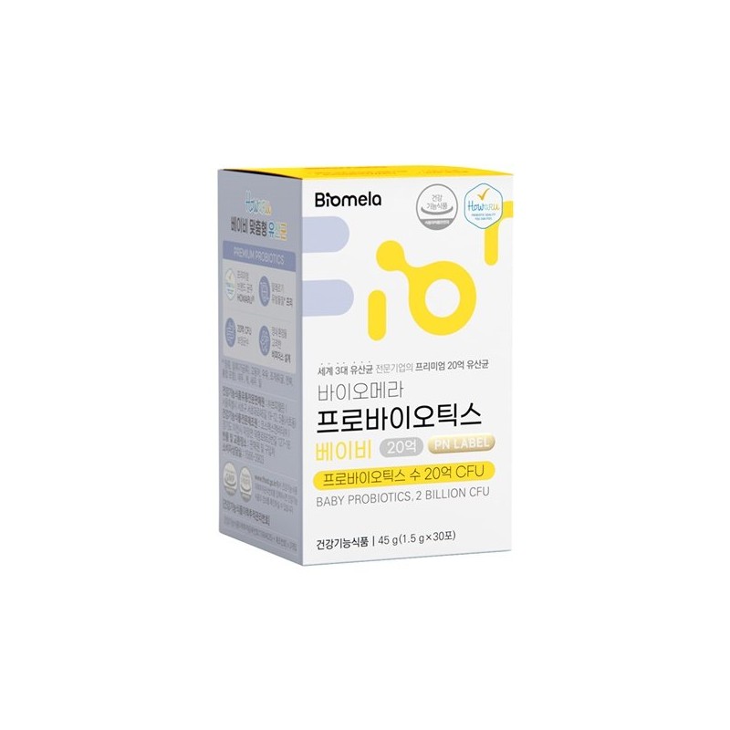 Biomera [바이오메라] 프로바이오틱스 베이비 (30포) 아기 유산균 비피더스 [Biomera] Probiotics
