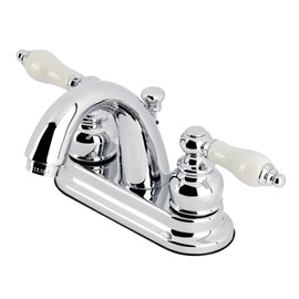 Kingston Brass KB5611PL Restoration 4-Inch Centerset Lavatory Faucet, Polished Chrome