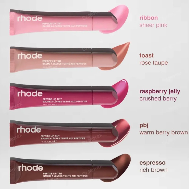 Gloss Rhode Lipstick Lápiz Labial Brillante Juego De 12 Pcs