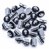 Rexka 30pcs Rocker Wheel Flare Moulding Clips Compatible with Jeep