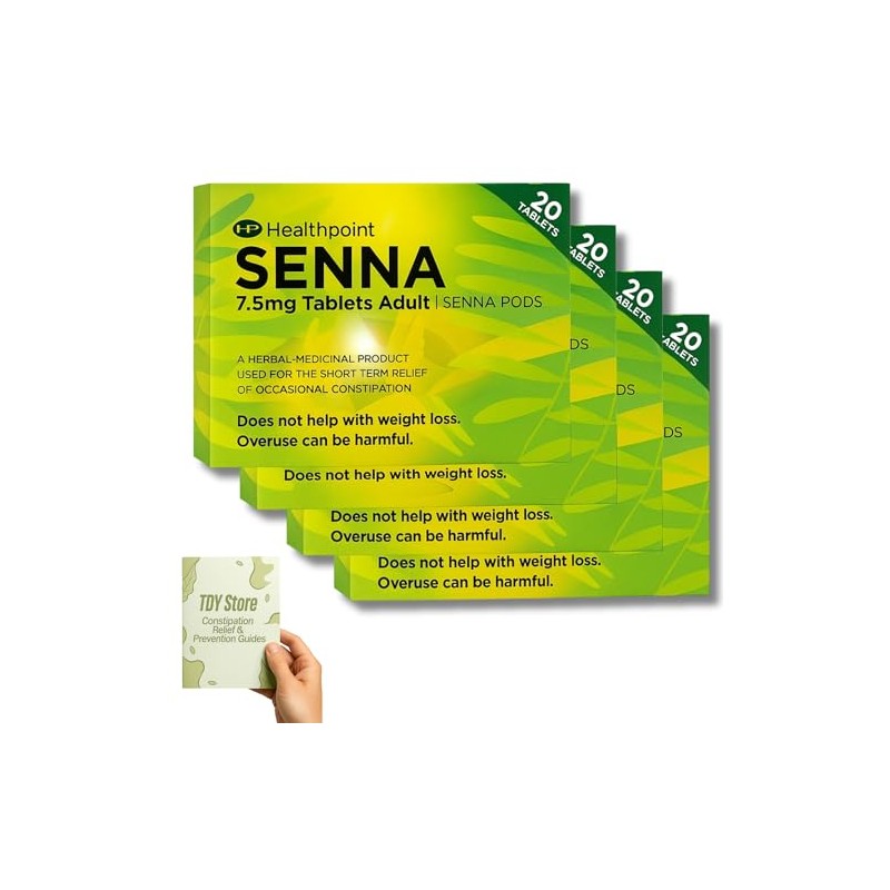 Constipation Relief 7.5mg Tablets Adult - 4X 20 Tablets TDY