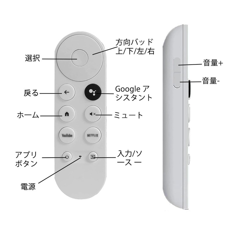 Chromecast Google Replacement Remote Control Compatible Chrome Cast with Google