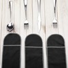 Weewooday 18 Pieces Silver Storage Bags Flatware Storage Silverware Storage