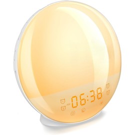 Despertador con Simulación de Amanecer YEXAOEKG VTYKJ y Doble Alarma