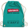 Shirtracer - Gym Bag Backpack - Guest Book 50th Birthday,