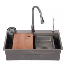 Unbrand Stainless Steel Built-in Kitchen Sink Multifunctiona