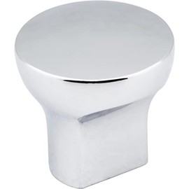 Elements 239PC Brenton Collection 1 Inch Diameter Round Cabinet Knob, Polished Chrome Finish