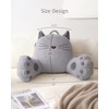 Blissful Diary Kitty Reading Pillow for Kids/Teens/Adults, Back Pillow for