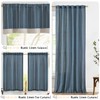 jinchan Nautical Valance Striped Linen Curtain 16 Inch Farmhouse Room