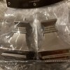 Cambria Premier Graphite Finials Curtain Rod Ends- Park Square Style-set.New!