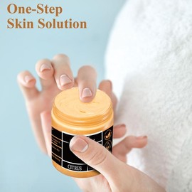 Organic Grass-Fed Beef Tallow Balm with Raw Honey - Mainly featuring honey, with a small amount of beef tallow,Skin Smoothing Firming Cream Handmade All-Natural Moisturizer for Soft, Smooth, Radiant Skin:_CITRUS 