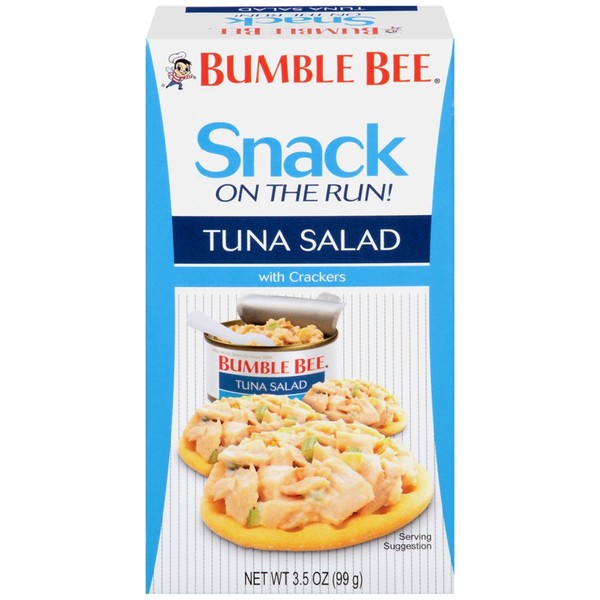 Bumble Bee Snack on the Run Tuna Salad with Crackers Kit, 3.5 oz (Pack of 16)