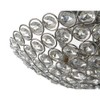 Home Decorators Barclay 2-Light Chrome and Crystal Flush Mount