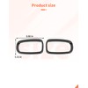 Summleaf Rearview Mirror Rain Eyebrow Frame Trim Cover Fit for