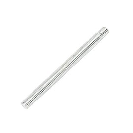 10Pcs M8x100mm Threaded Rods, Aluminium Threaded Bar M8 Threaded Rod Bar For Woodworking 30/45 Sliding Slot