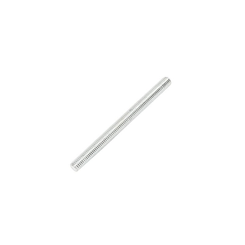 10Pcs M8x100mm Threaded Rods, Aluminium Threaded Bar M8 Threaded Rod