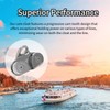 Stainless Steel Cam Cleat with Leading Ring, 3-15mm Rope Capacity,