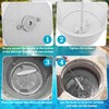 Saillong 2 White 8" Skimmer Replacement Basket & 2 Skimmer