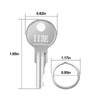 INTHVKIL Replacement File Cabinet Key 113E (2pcs) for HON File