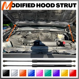 TENKIDOM Front Hood Struts Compatible with Toyota Tacoma N300 2016-2023 Shock Lift Supports Bonnet Gas Dampers Springs Kit No-Drill Bolt-on