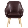 Convenience Concepts Take a Seat Charlotte Accent Chair, Espresso Faux