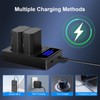 2-Pack NP-FZ100 Camera Batteries with LCD Dual Charger Set for