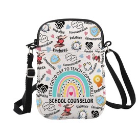 JTOUK School Counselor Gift It’s A Good Day to Teach Coping Skills Zipper Pouch Makeup Bag (Counselor Coping Skills Cr EU)
