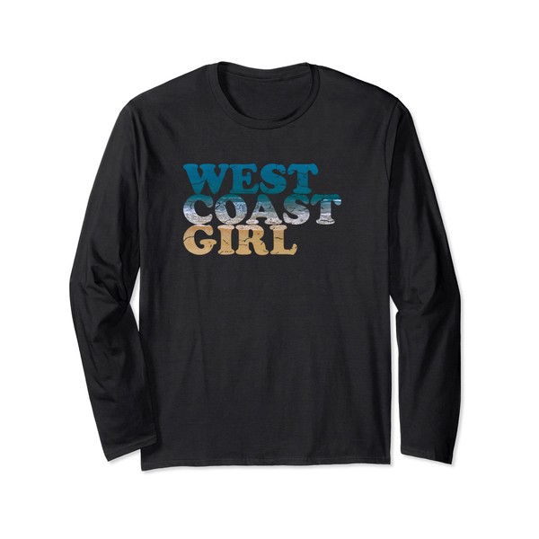 Pacific Ocean Beach – West Coast Girl Langarmshirt