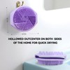 Dual-Sided Silicone Body Scrubber,2-in-1 Silicone Loofah for Shower Exfoliating Body