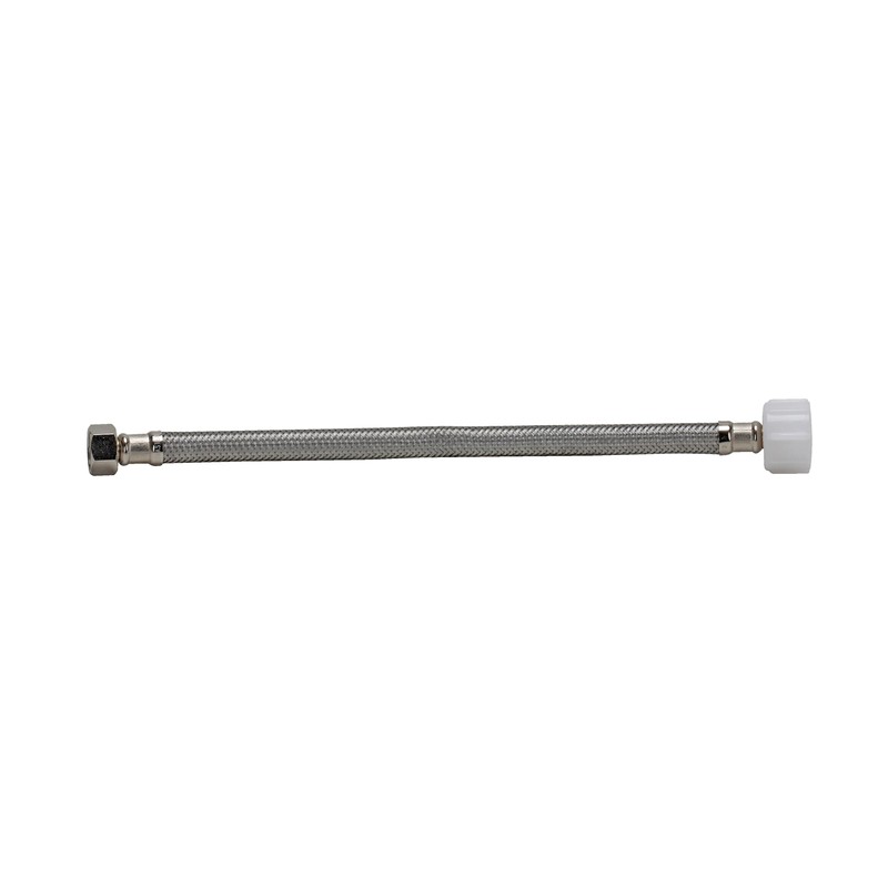 Fluidmaster B3T12 Toilet Connector, Braided Stainless Steel - 1/2 Female