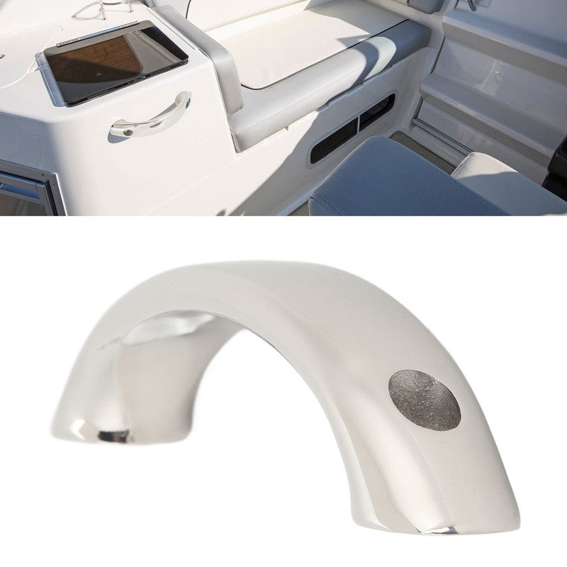 6.7in Marine Handrail 316 Stainless Steel Polished Grab Handle for