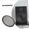 KOMBIUDA 2pcs Car Speaker Mesh Cover Stylish Metal Grill Protector