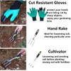 Garden Tool Set, 8 Pcs Heavy Duty Aluminum Rustproof Gardening