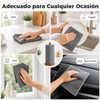 Rollos de Toallas de Microfibra YPZG Towel roll‑Grey‑MX 50 pzas