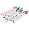 12pcs Disappearing Ink Pen Colorful Write Smoothly DIY Water Erasable