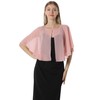 Chiffon Capelet Soft capes Shawls and Wraps for Evening Dress