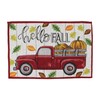 Fall Farmhouse Red Truck and Pumpkins Placemats, Hello Fall Set