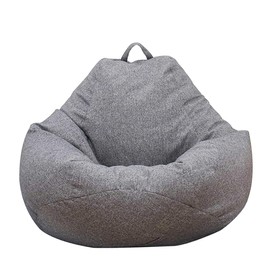 Ghopy Bean Bag for Adults and Kids, Giant Bean Bag without Fabric Filling, Living Room Bean Bag for Large Sofa, Recliner Large Chair for Indoor and Outdoor Use