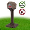 Dig-Free Easy Up Home Mailbox, Sandstone, Made in The USA