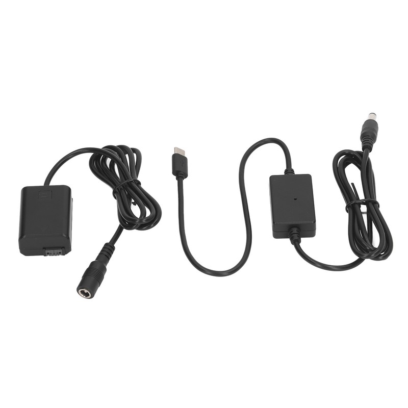 NP FW50 Dummy Battery Kit with TYPE C Buck Adapter