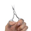 Eyebrow Scissors Cuticle Scissors Stainless Steel Ultra-Thin Nail Clippers Small