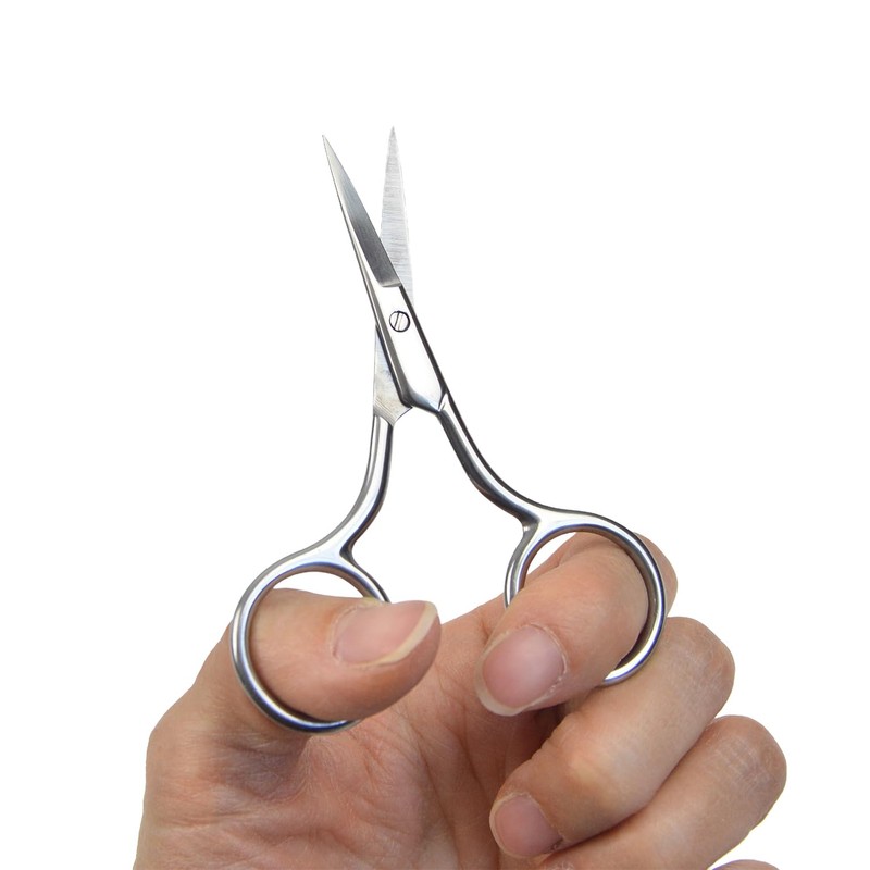 Eyebrow Scissors Cuticle Scissors Stainless Steel Ultra-Thin Nail Clippers Small